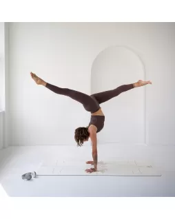 Коврик для йоги — Lotos White, с уроками от Елены Маловой